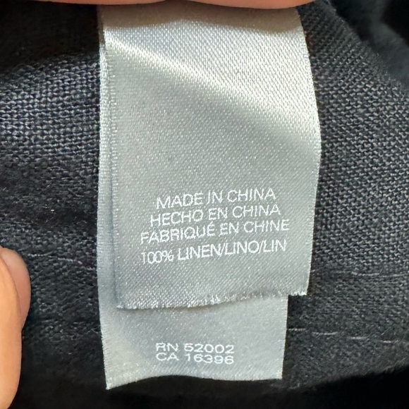 LIZ CLAIBORNE SLOANE 100% Linen women’s straight fit  trousers 4 Vintage Y2K EUC - Picture 2 of 12